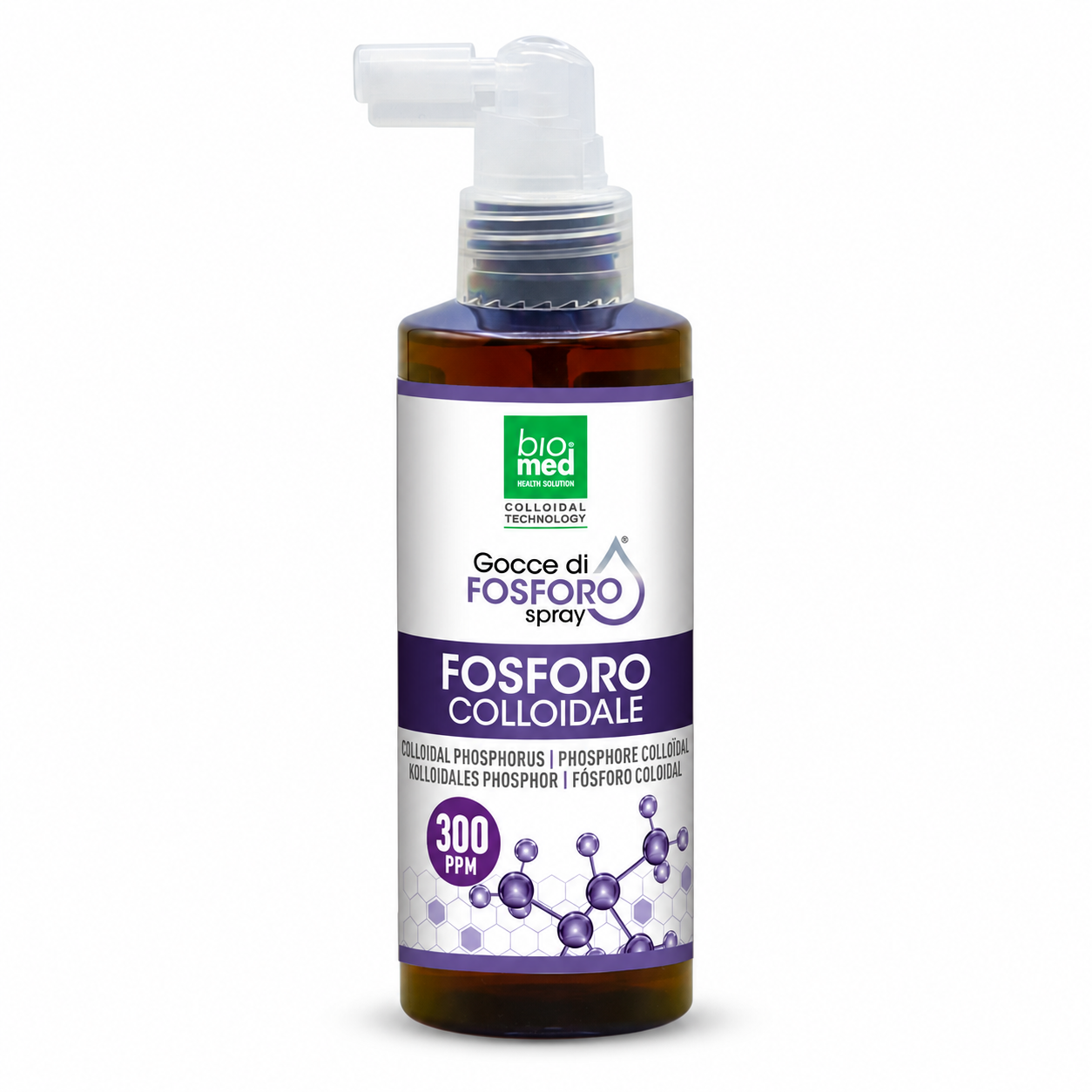 Fosforo Biomed 300 ppm, flacone da 150 ml