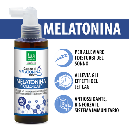 Melatonina coloidal sublingual spray 650 ppm - 150 ml