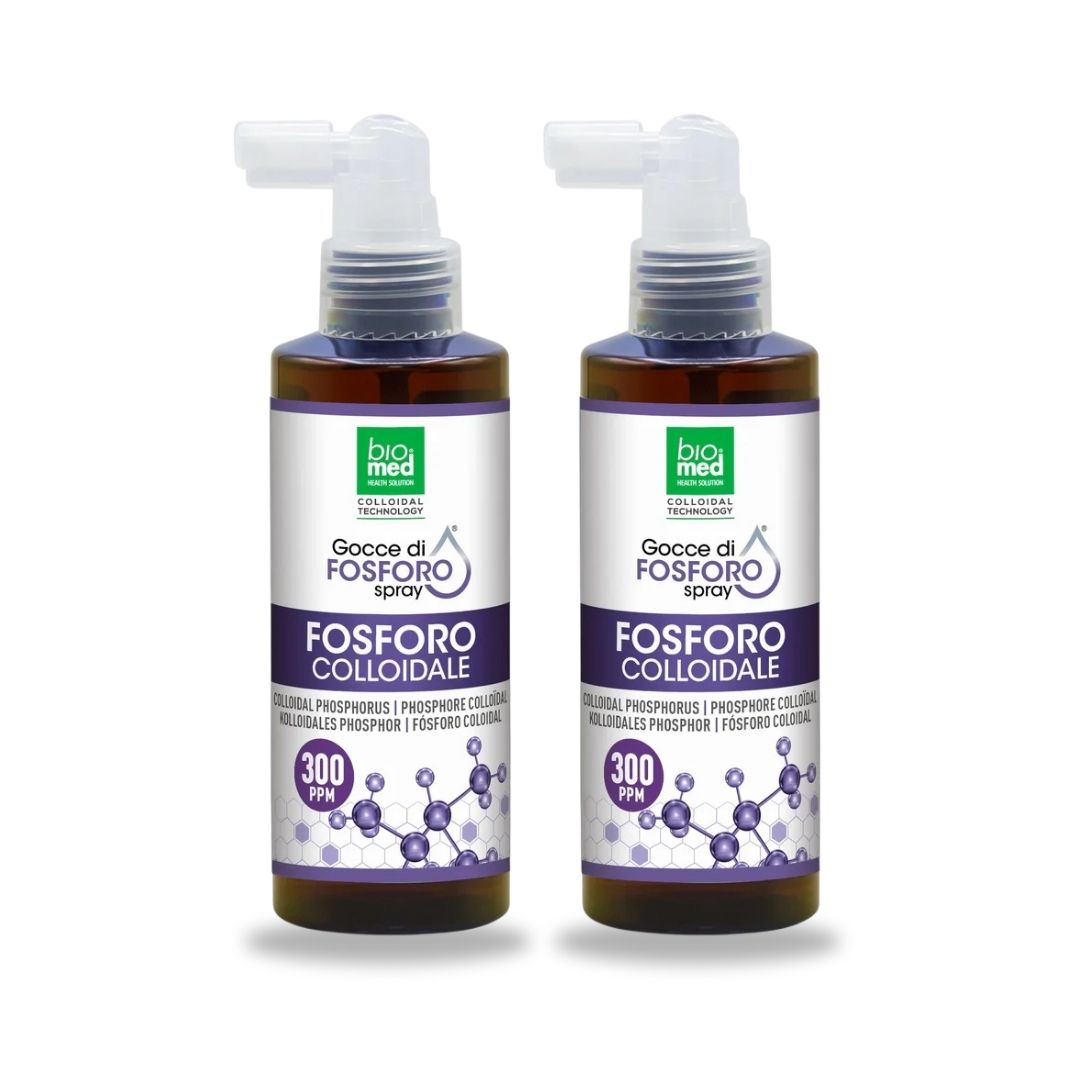 COLLOIDAL PHOSPHORUS ACTIVE SUBLINGUAL SPRAY BIOMED - 150 ml. - 300 ppm