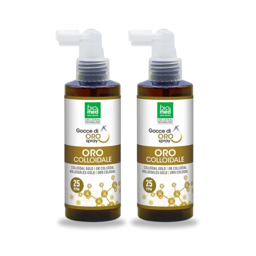 COLLOIDAL GOLD SPRAY ULTRA CONCENTRATE ACTIVE BIOMED - 150ml 25ppm