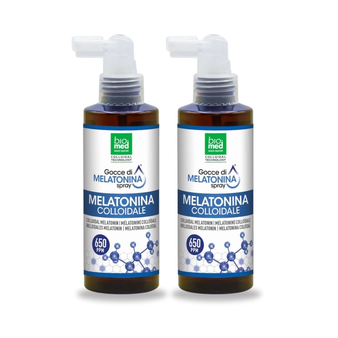BIOMED ACTIVE SUBLINGUAL COLLOIDAL MELATONIN SPRAY - 150 ml. - 650 ppm