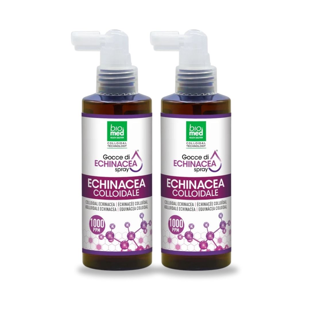 COLLOIDAL ECHINACEA - Ultra Concentrated Active Spray Sublingual Supplement - BIOMED - 150 ml. - 1000 ppm