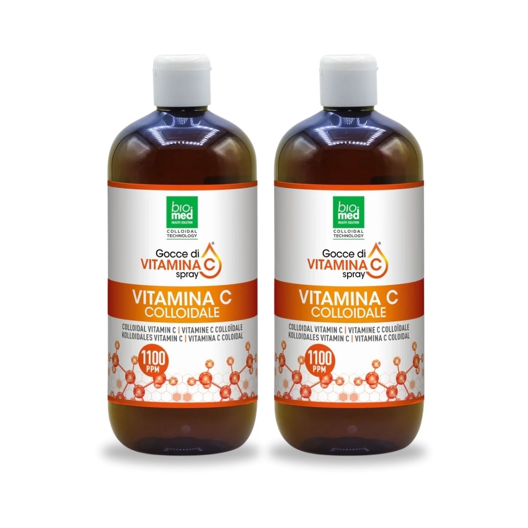 Vitamina C colloidale spray sublinguale 1100 ppm - 500 ml - Biomed Colloidali - Sito Ufficiale - Acquista quì i tuoi colloidali Spray