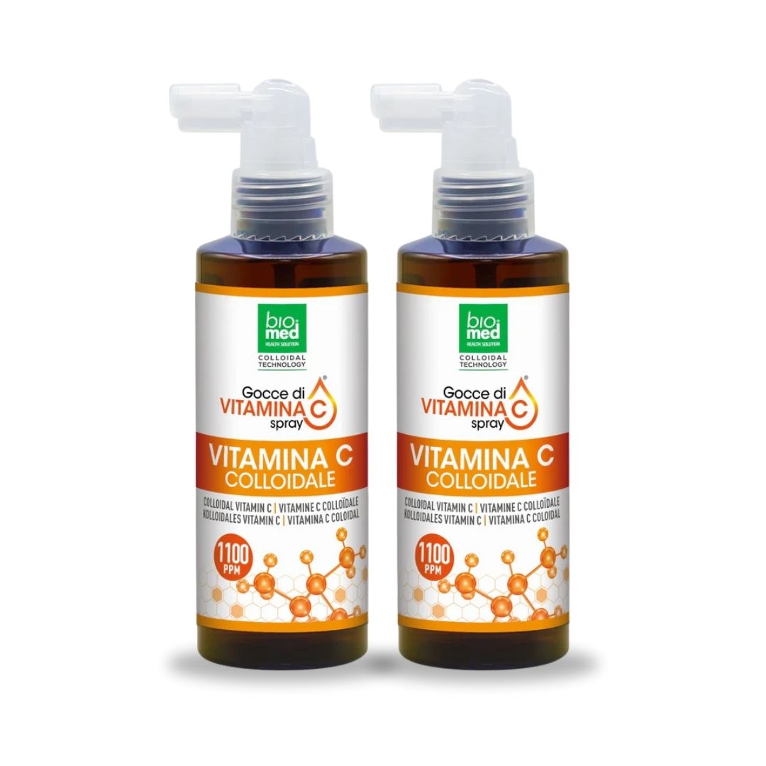COLLOIDAL VITAMIN C ACTIVE SUBLINGUAL SPRAY BIOMED - 150 ml. - 1100 ppm