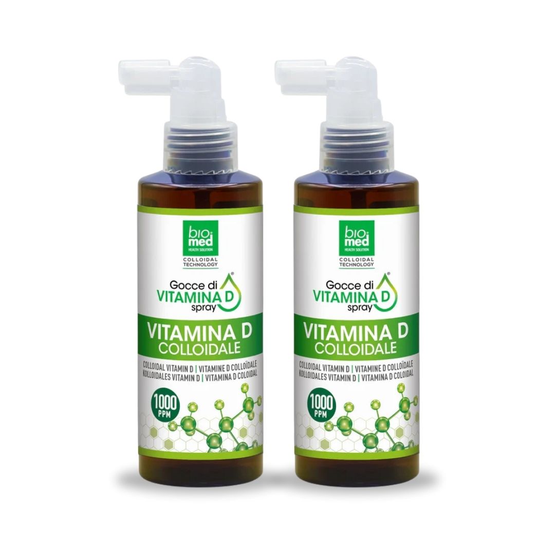 COLLOIDAL VITAMIN D ACTIVE SUBLINGUAL SPRAY BIOMED - 150 ml. - 1100 ppm