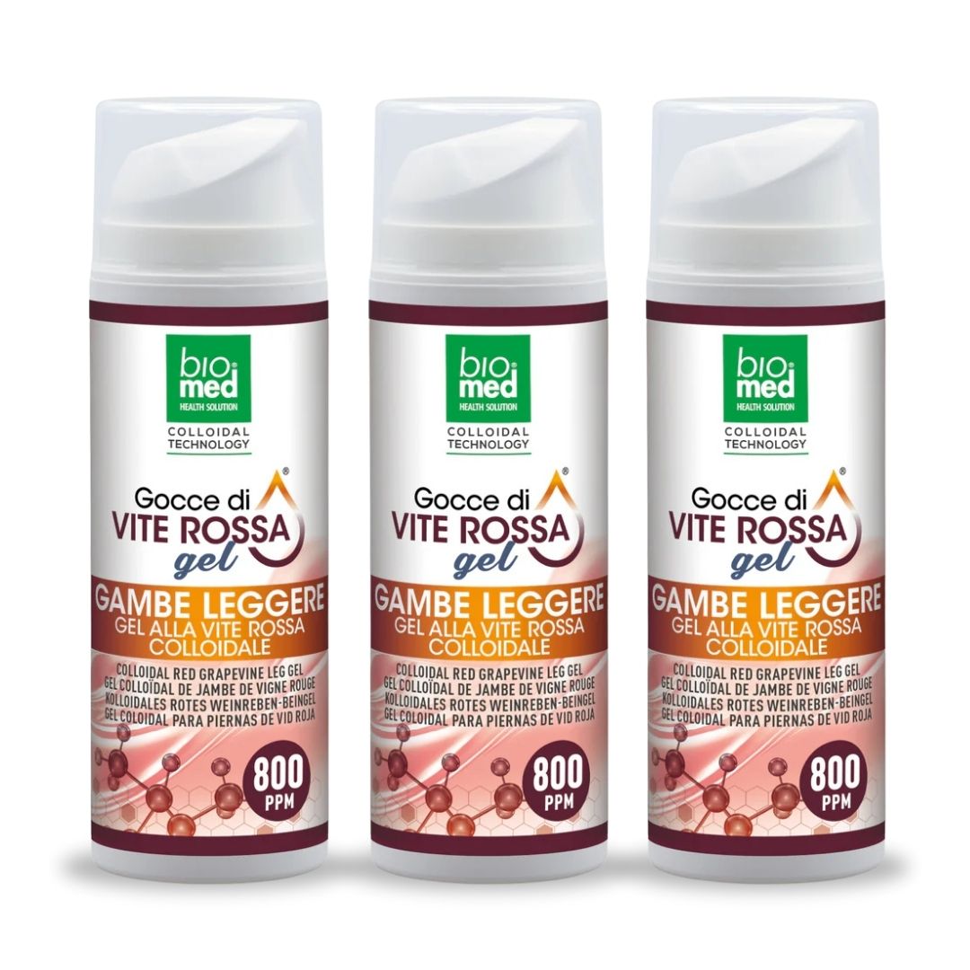VID ROJA COLOIDAL - GEL PIERNAS LIGERA - BIOMED 150ml 800ppm