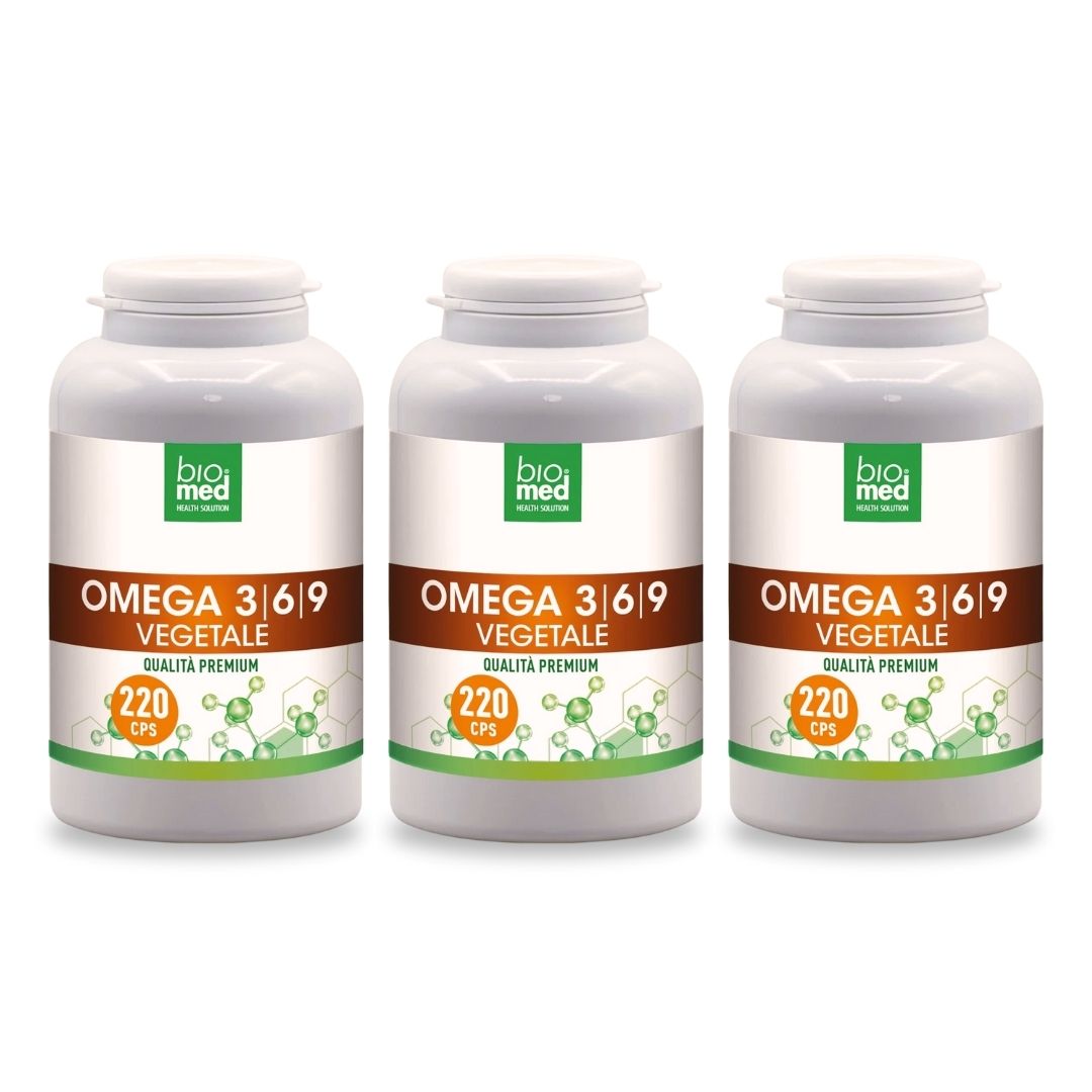 OMEGA 3-6-9- BIOMED - 220 CÁPSULAS VEGETALES